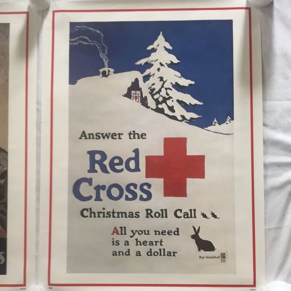 8 Vintage Red Cross Poster - Picture 8 of 8